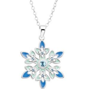 Disney’s ‘Frozen’. Crystal Snowflake Pendant NWOT
